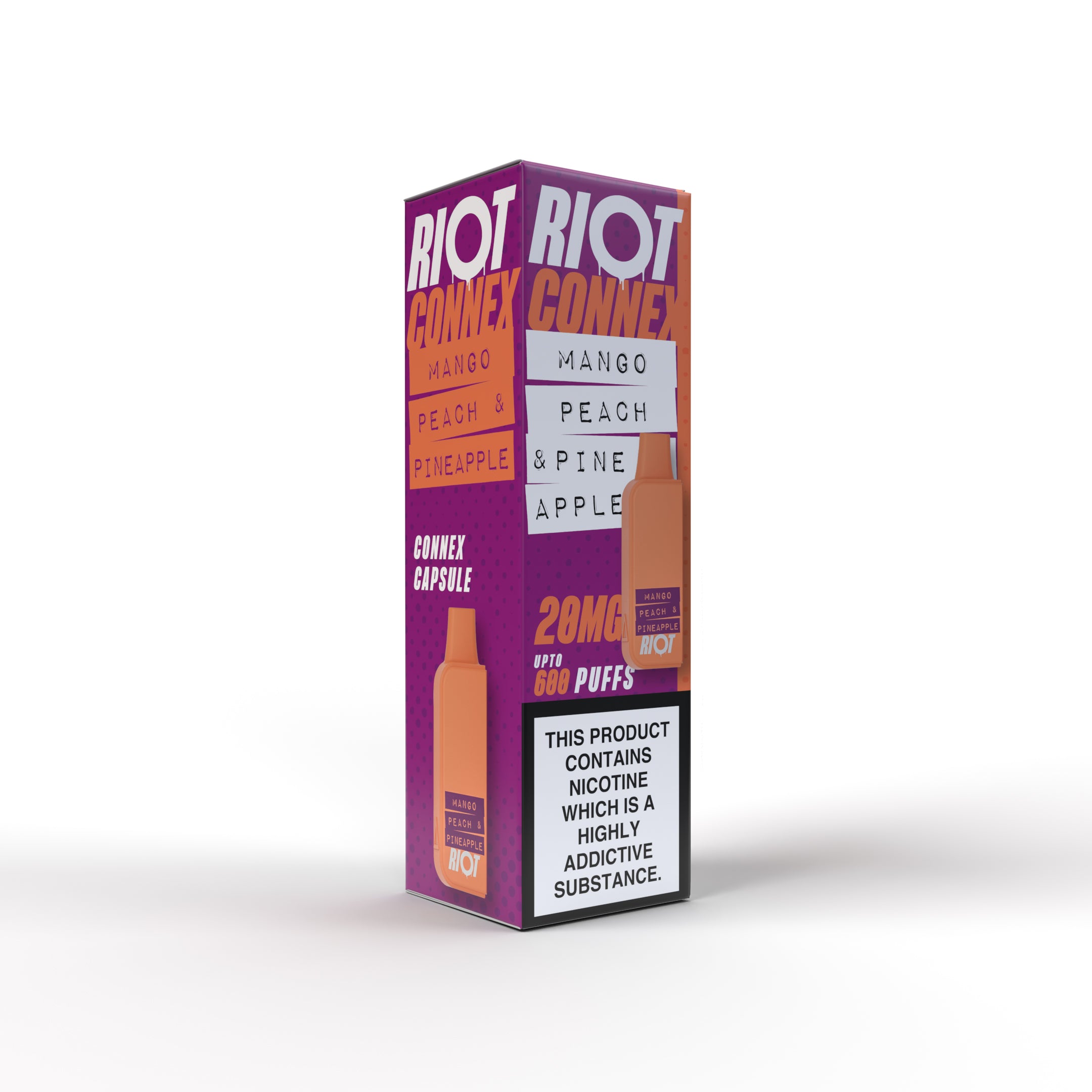 RIOT CONNEX POD MANGO PEACH PINEAPPLE (5)