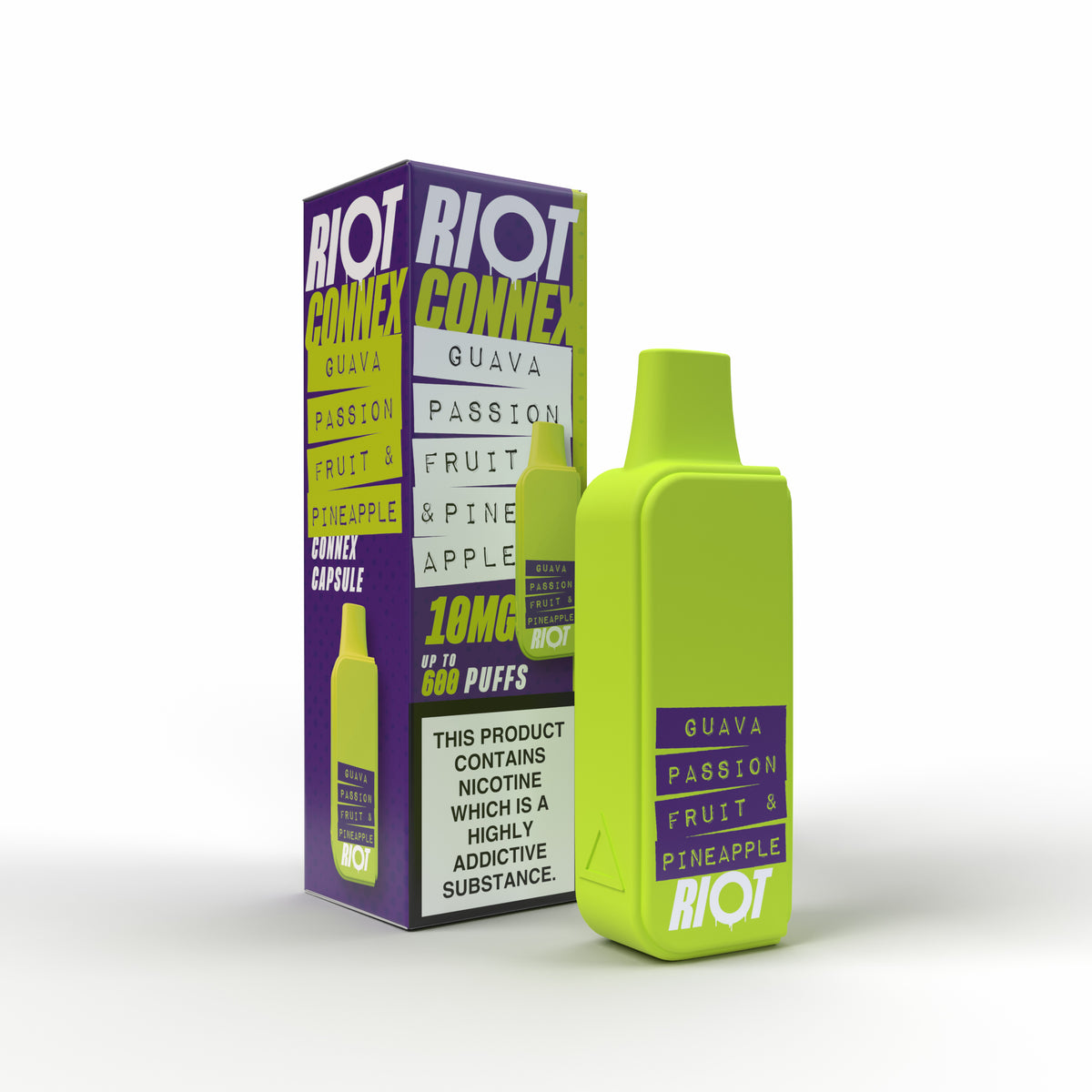 RIOT CONNEX POD GUAVA PASSIONFRUIT PINEAPPLE (5)