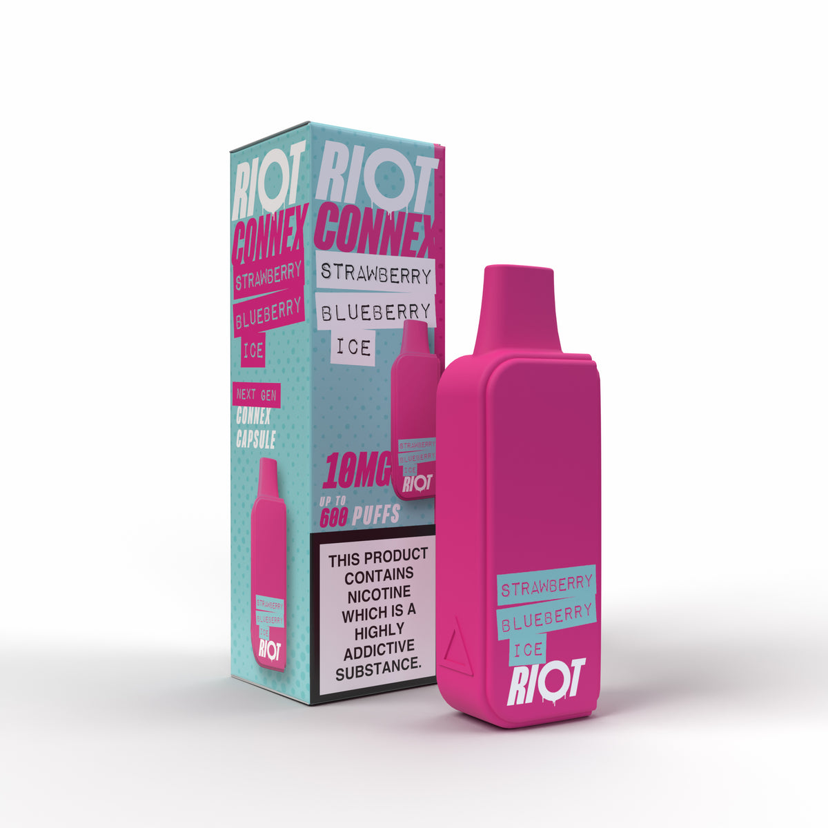 RIOT CONNEX POD STRAWBERRY BLUEBERRY ICE (5)