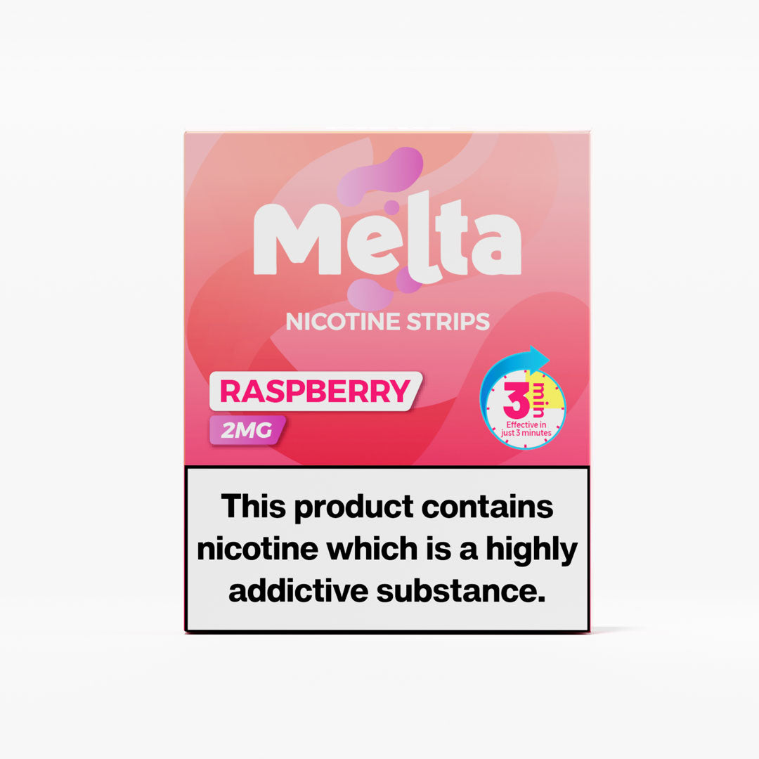 MELTA NICOTINE STRIP RASPBERRY (10)