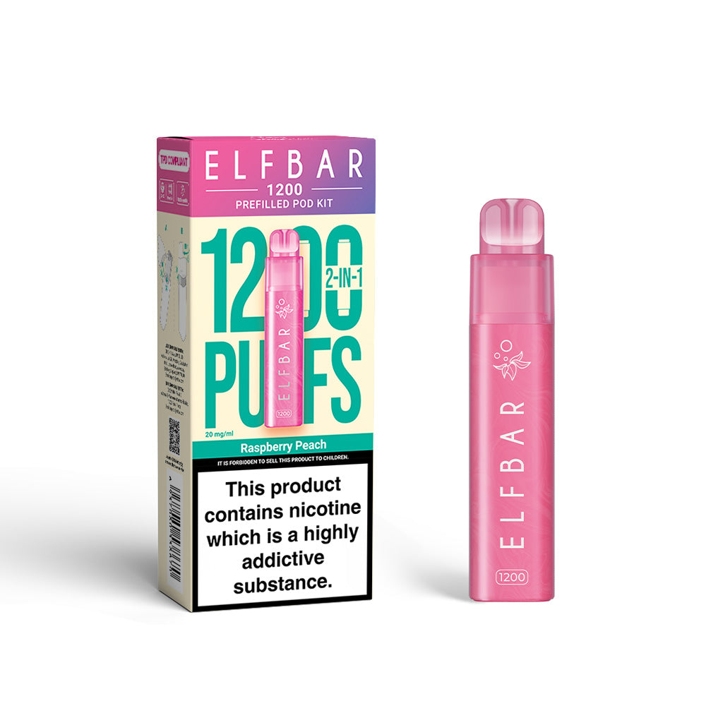 ELFBAR 1200 RASPBERRY PEACH (5)