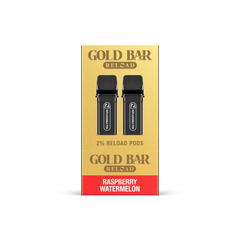 GOLD BAR RELOAD PODS 2PK RASPBERRY WATERMELON (10)