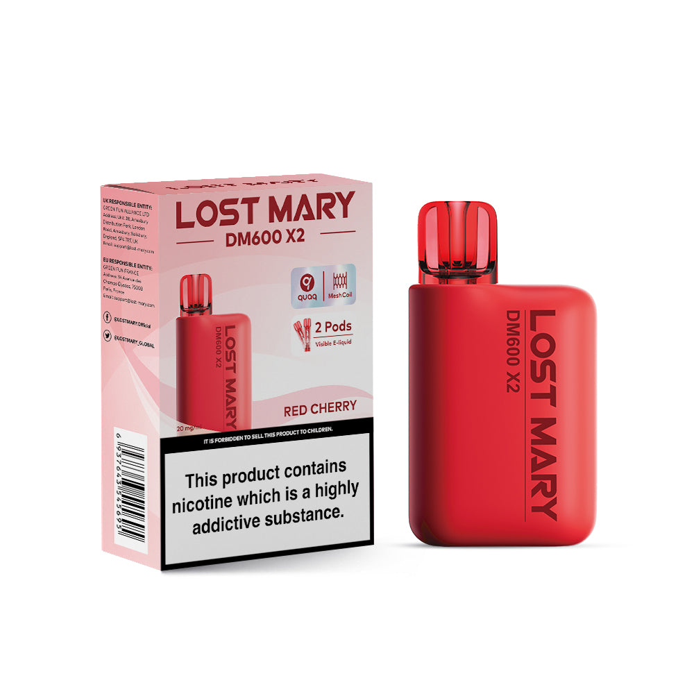 LOST MARY DM1200 20MG RED CHERRY (5)