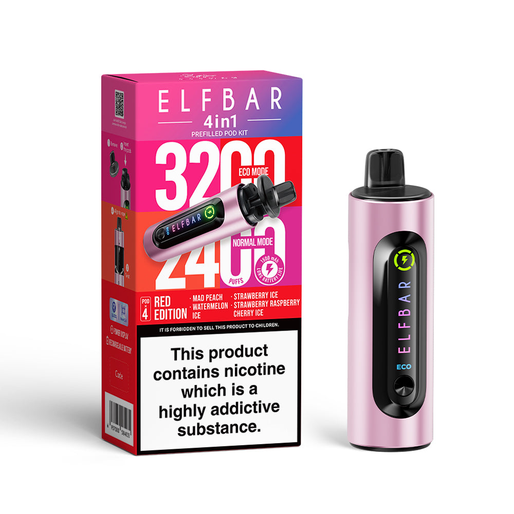 ELFBAR 4in1 POD KIT RED EDITION (5)