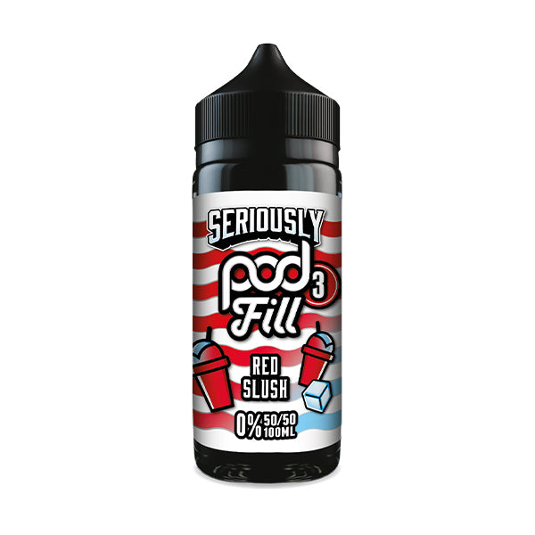 DOOZY SERIOUSLY POD FILL 3 100ML RED SLUSH