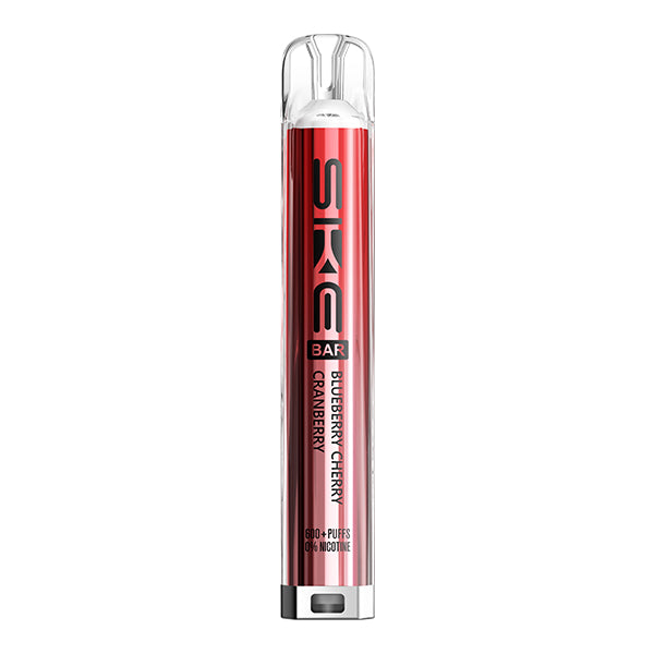 SKE BAR 600 ZERO NICOTINE BLUEBERRY CHERRY CRANBERRY (10)