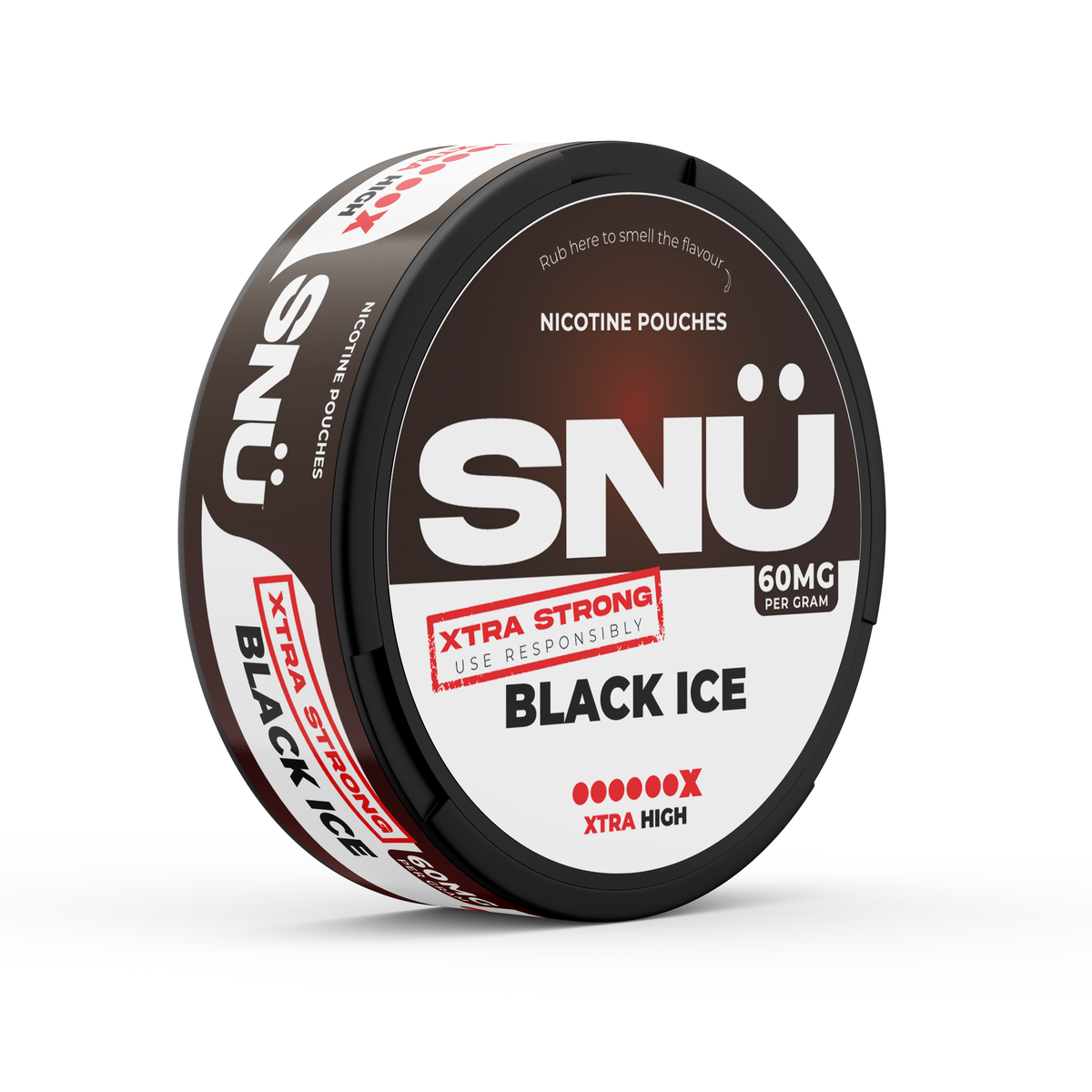 SNU NICOTINE POUCHES BLACK ICE (5)