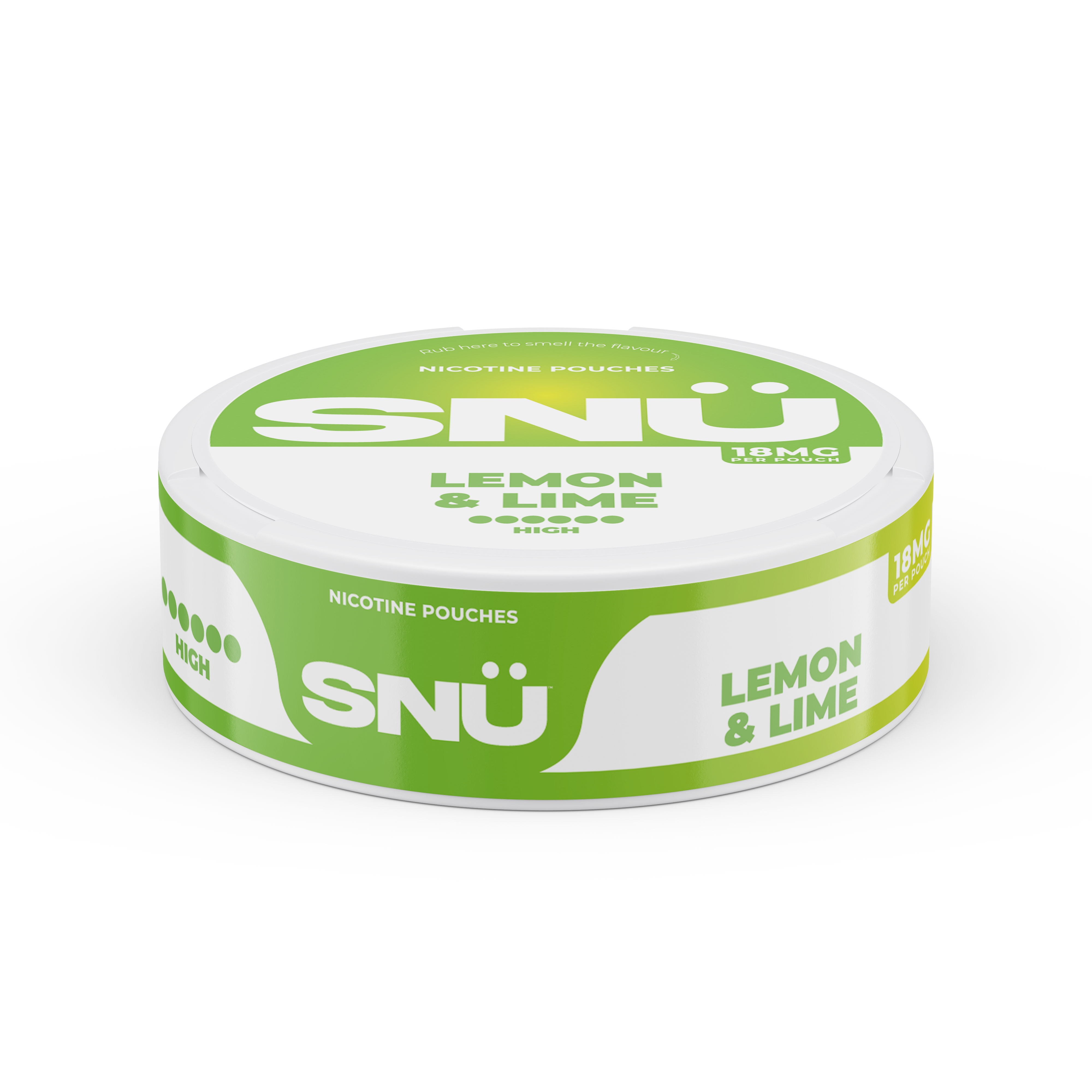 SNU NICOTINE POUCHES LEMON & LIME (5)