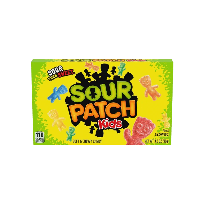 SOUR PATCH KIDS BOX 3.5OZ  (99g) BOX OF 12