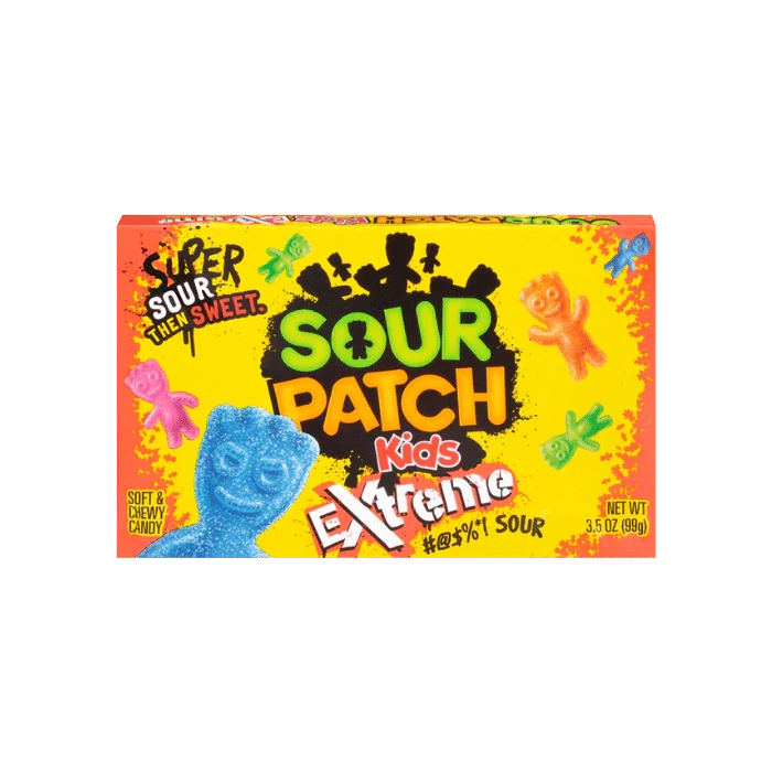 SOUR PATCH KIDS BOX EXTREME 3.5OZ (99g) BOX OF 12