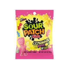 SOUR PATCH KIDS BAG LEMONADE 3.6OZ (102g) BOX OF 12