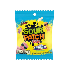 SOUR PATCH KIDS BAG TROPICAL 3.6OZ (102g) BOX OF 12