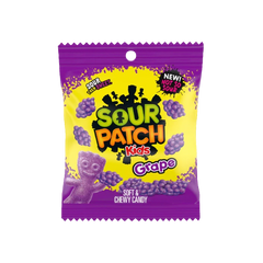 SOUR PATCH KIDS BAG GRAPE 3.6OZ (102g) BOX OF 12