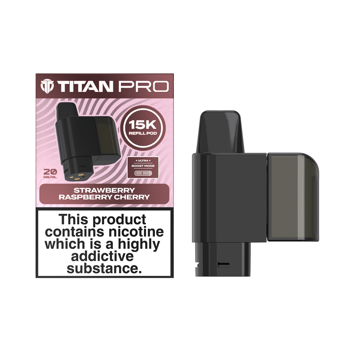TITAN PRO REFILL STRAWBERRY RASPBERRY CHERRY (5)