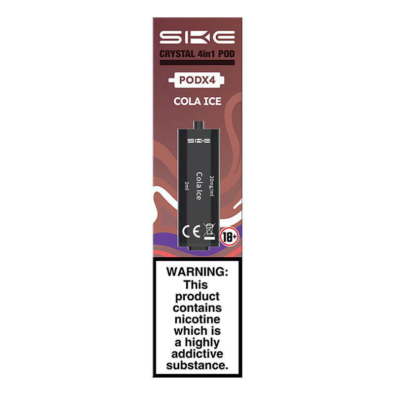 SKE CRYSTAL 4in1 PREFILLED PODS COLA ICE (10)