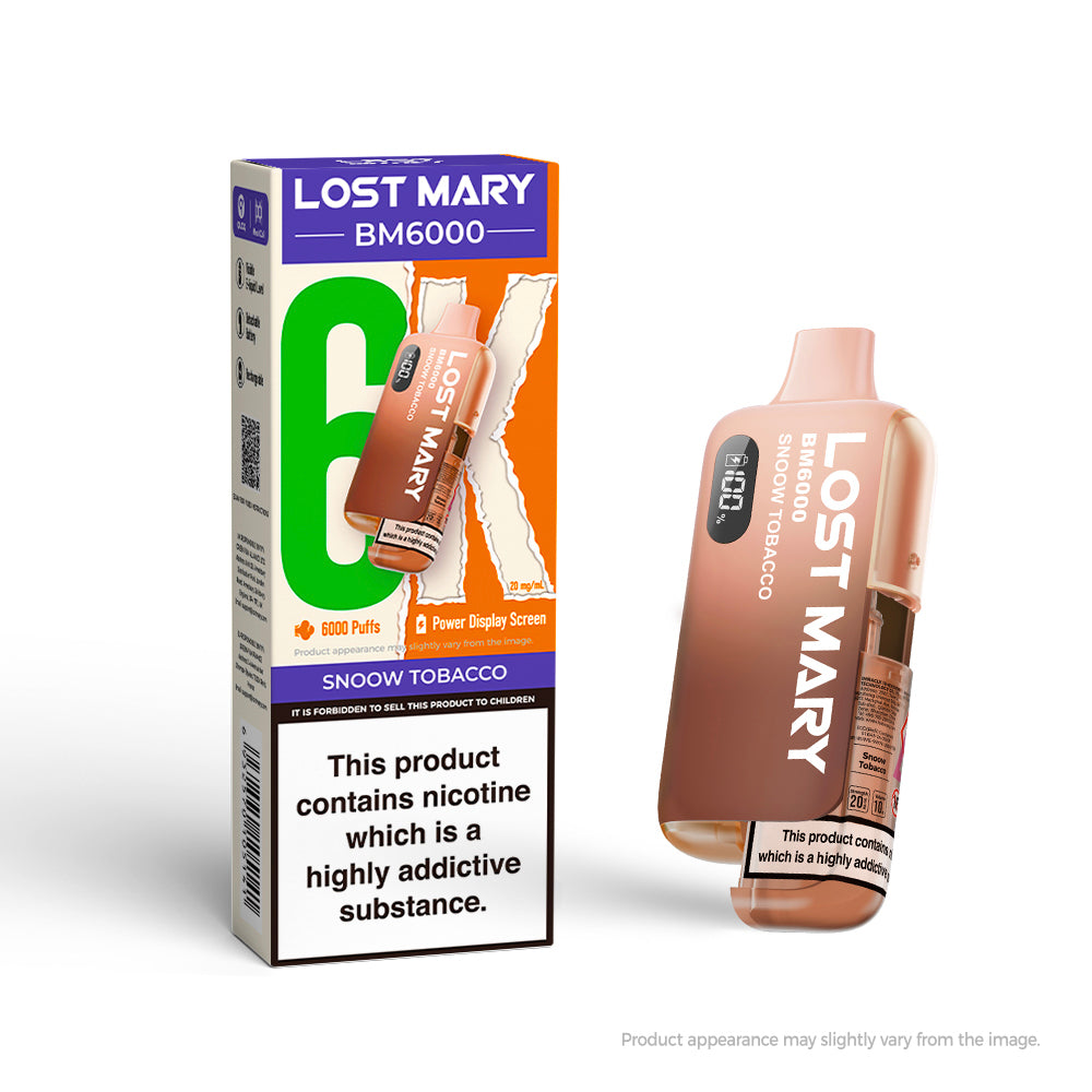 LOST MARY BM6000 SNOOW TOBACCO (5)