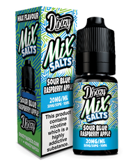 DOOZY MIX SALTS 10ML NIC SALTS SOUR BLUE RASPBERRY APPLE (10)