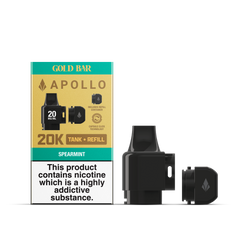 APOLLO 2ML+5ML POD + REFILL SPEARMINT (10)