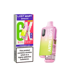 LOST MARY BM6000 KIT STRAWBERRY LIME (5)