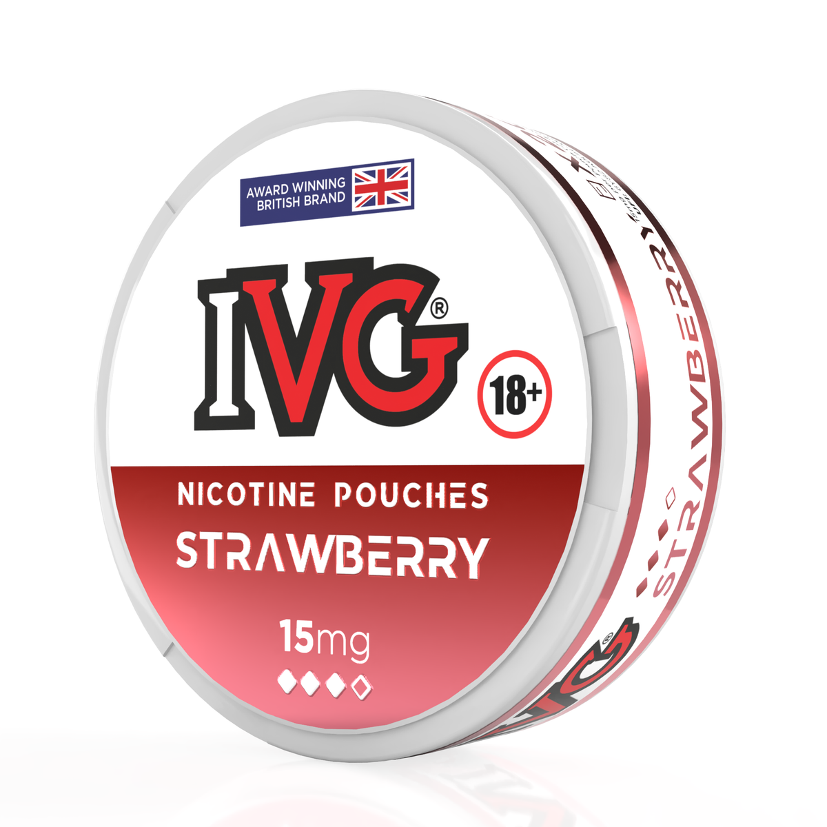 IVG NICOTINE POUCHES STRAWBERRY (5)