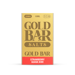 GOLD BAR SALTS 10ML STRAWBERRY GUAVA KIWI (10)