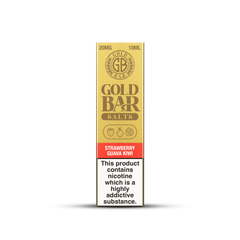 GOLD BAR SALTS 10ML STRAWBERRY GUAVA KIWI (10)