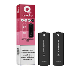 QUADRO 2PK PODS STRAWBERRY ICE (10)