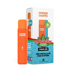 0RANGE COUNTY CBD 750MG POD SYSTEM STRAWBERRY KUSH