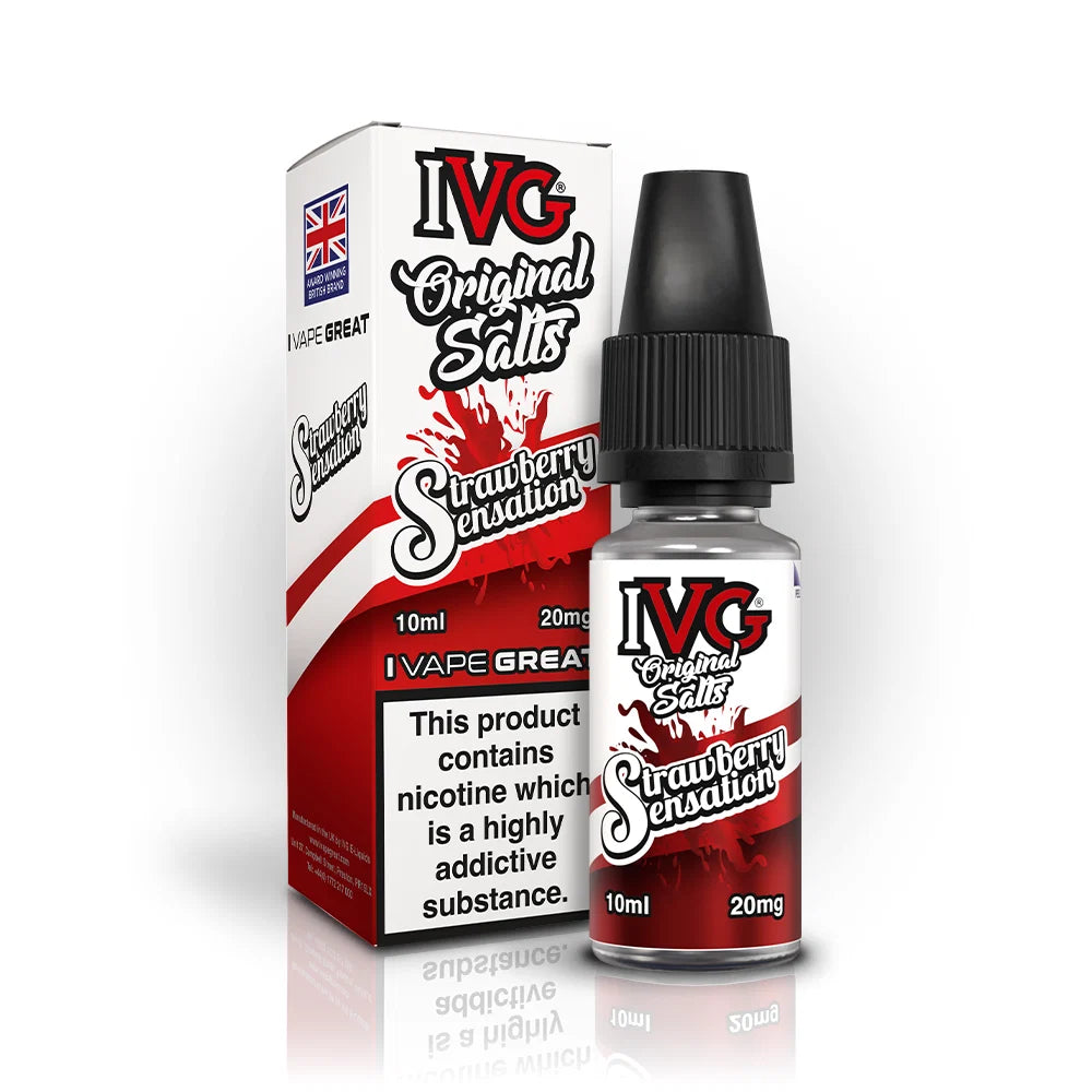 IVG ORIGINAL NIC SALT STRAWBERRY SENSATION (10)