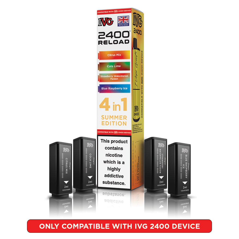IVG 2400 RELOAD POD 4 PACK SUMMER EDITION (5)