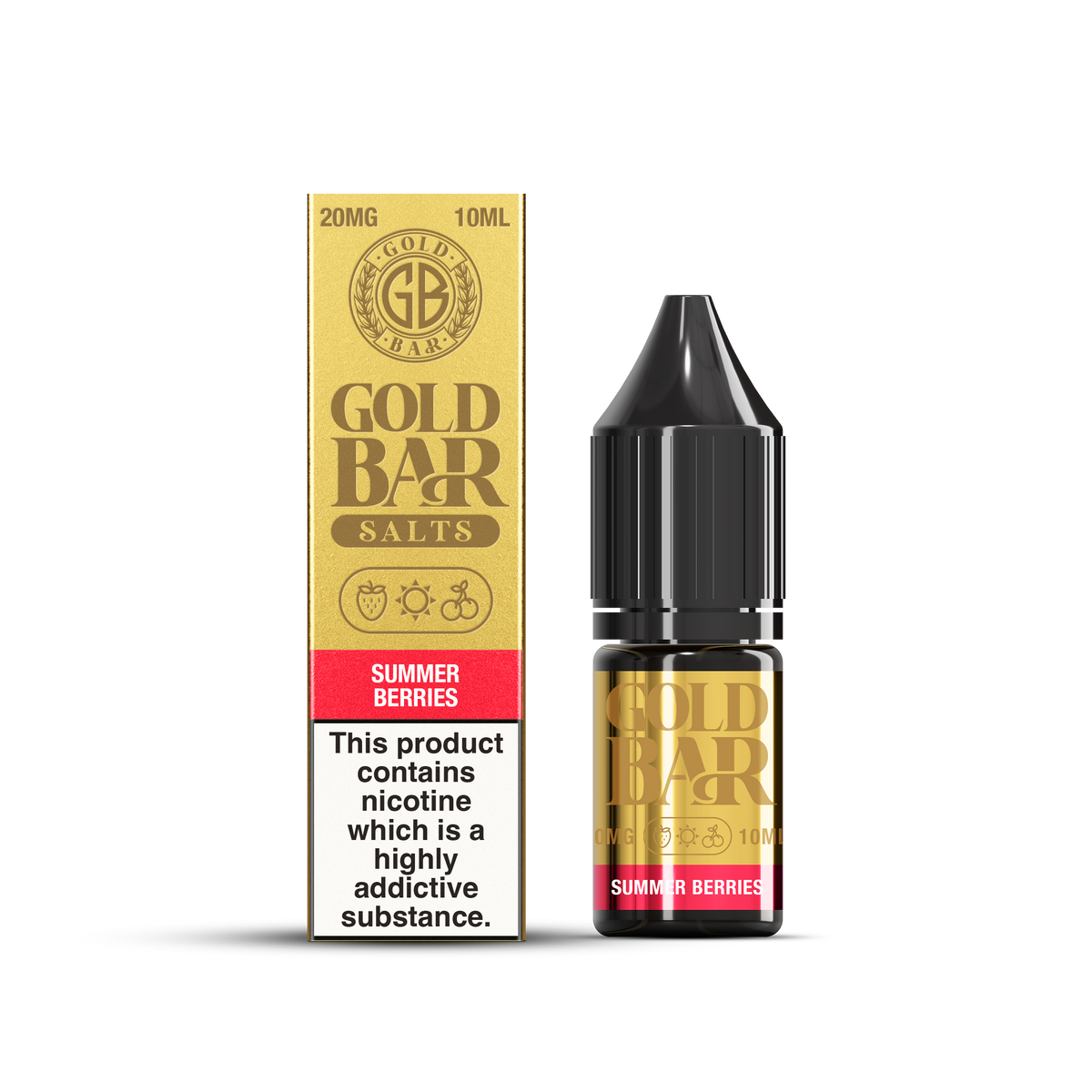 GOLD BAR SALTS 10ML SUMMER BERRIES (10)