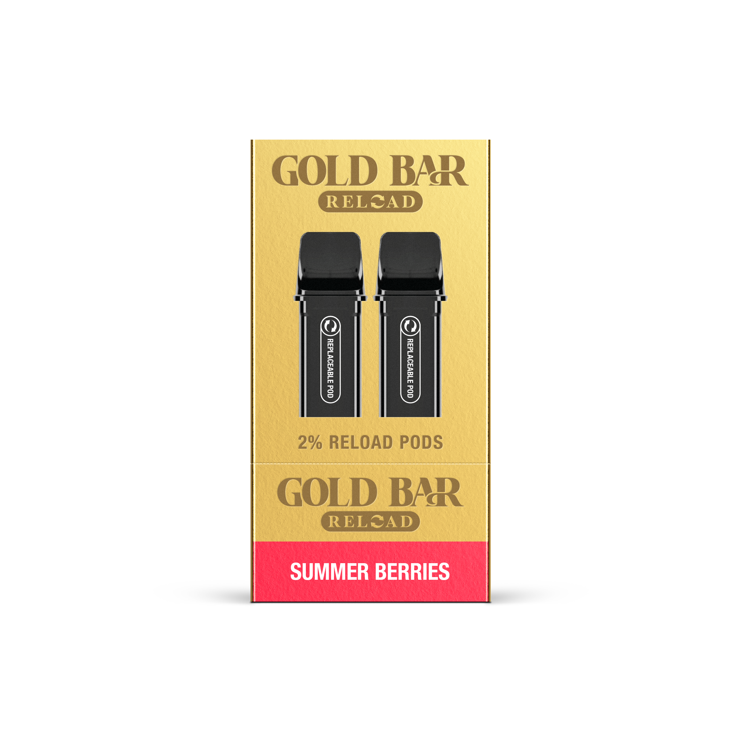 GOLD BAR RELOAD PODS 2PK SUMMER BERRIES (10)