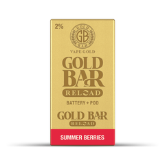 GOLD BAR RELOAD BATTERY + POD SUMMER BERRIES (10)