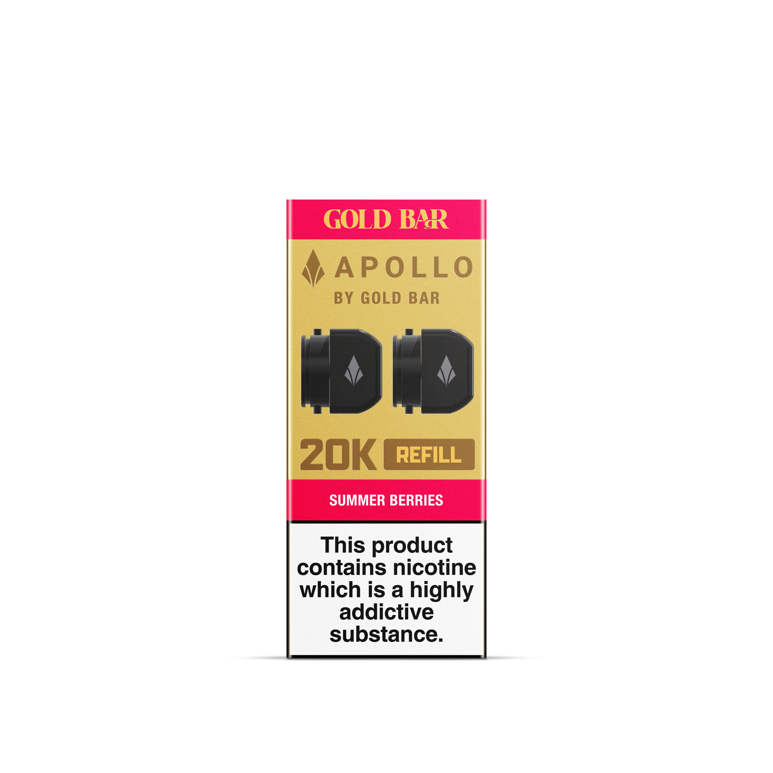 APOLLO 2x5ML REFILL CONTAINERS SUMMER BERRIES (10)