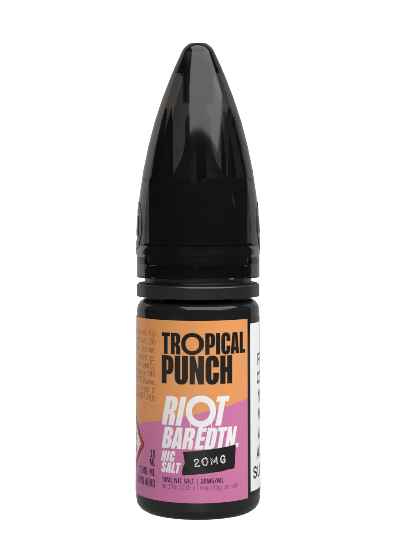 RIOT BAR EDTN 20MG NIC SALT TROPICAL PUNCH (10)