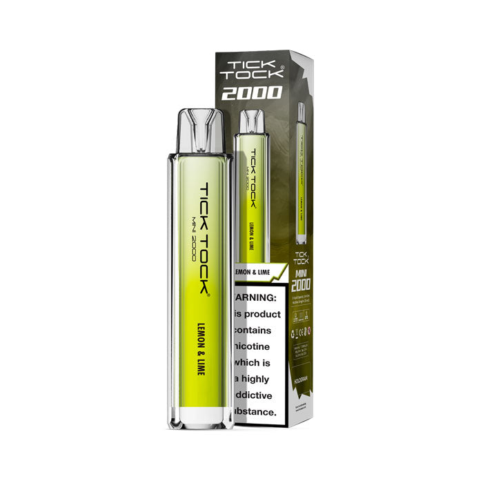 TICK TOCK MINI 2000 LEMON & LIME (10)