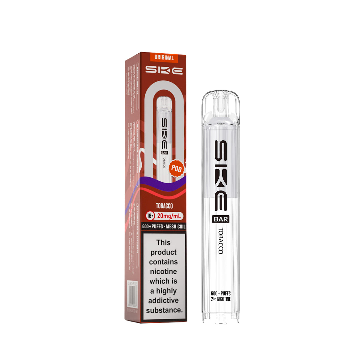 SKE BAR REFILL POD (2025) TOBACCO (10)