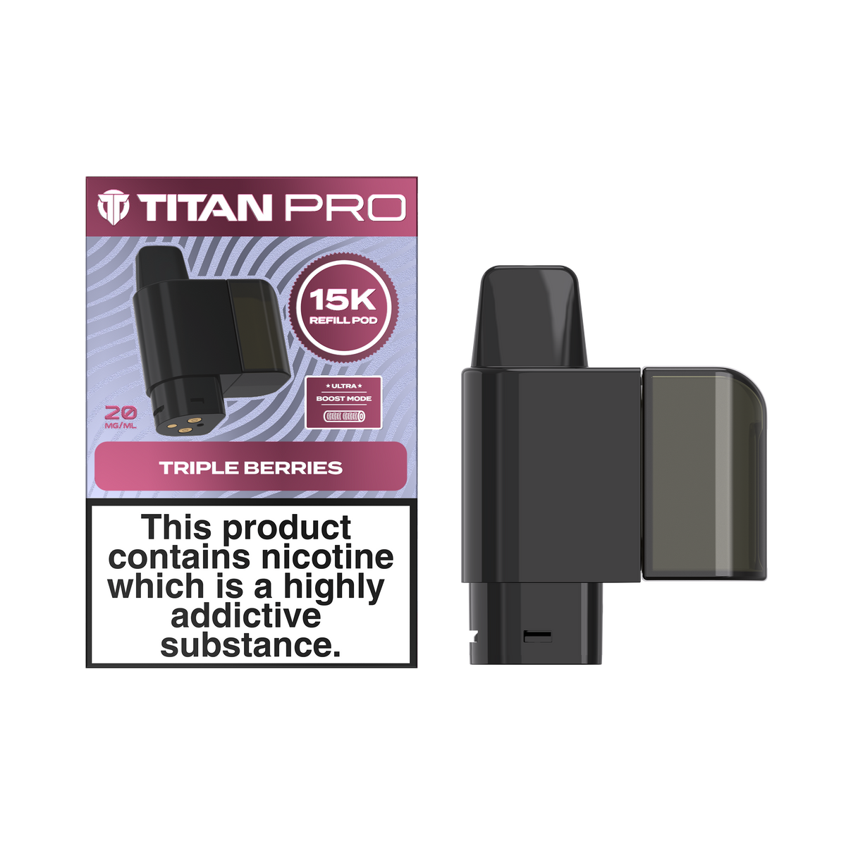 TITAN PRO REFILL TRIPLE BERRIES (5)