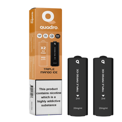 QUADRO 2PK PODS TRIPLE MANGO ICE (10)