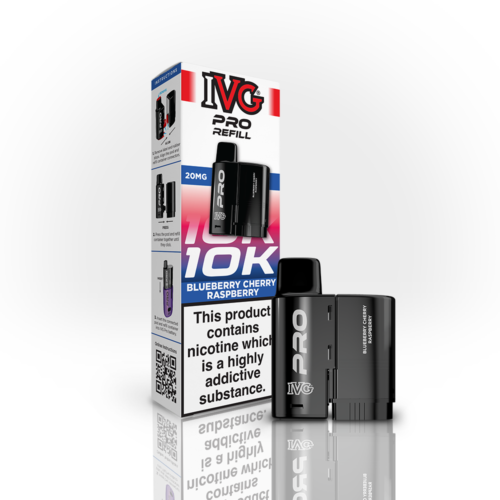 IVG PRO 12ml KIT BLUEBERRY CHERRY RASPBERRY (5)