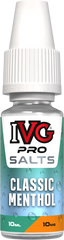 IVG PRO NIC SALT CLASSIC MENTHOL (10)