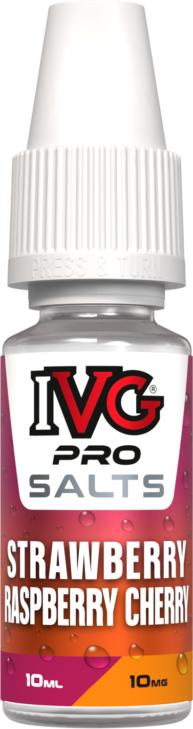 IVG PRO NIC SALT STRAWBERRY RASPBERRY CHERRY (10)