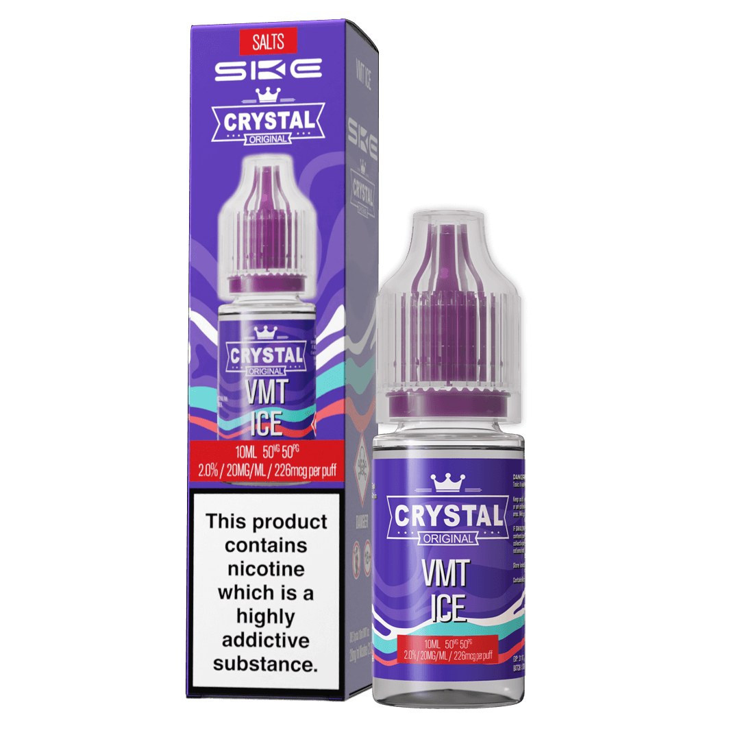 SKE CRYSTAL ORIGINAL SALTS 10ML VMT ICE (10)