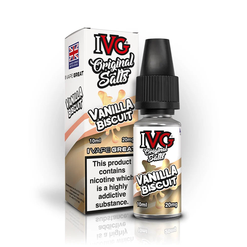 IVG ORIGINAL NIC SALT VANILLA BISCUIT (10)