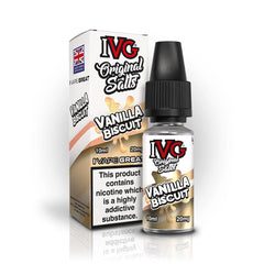 IVG ORIGINAL NIC SALT VANILLA BISCUIT (10)