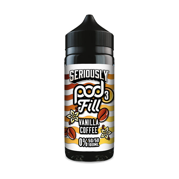DOOZY SERIOUSLY POD FILL 3 100ML VANILLA COFFEE