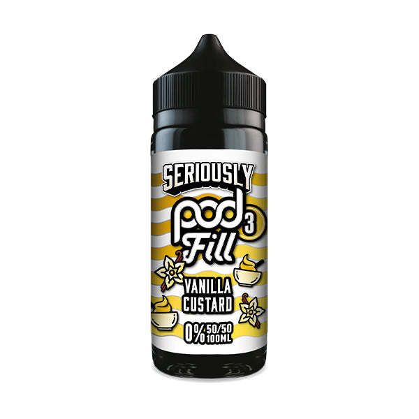 DOOZY SERIOUSLY POD FILL 3 100ML VANILLA CUSTARD