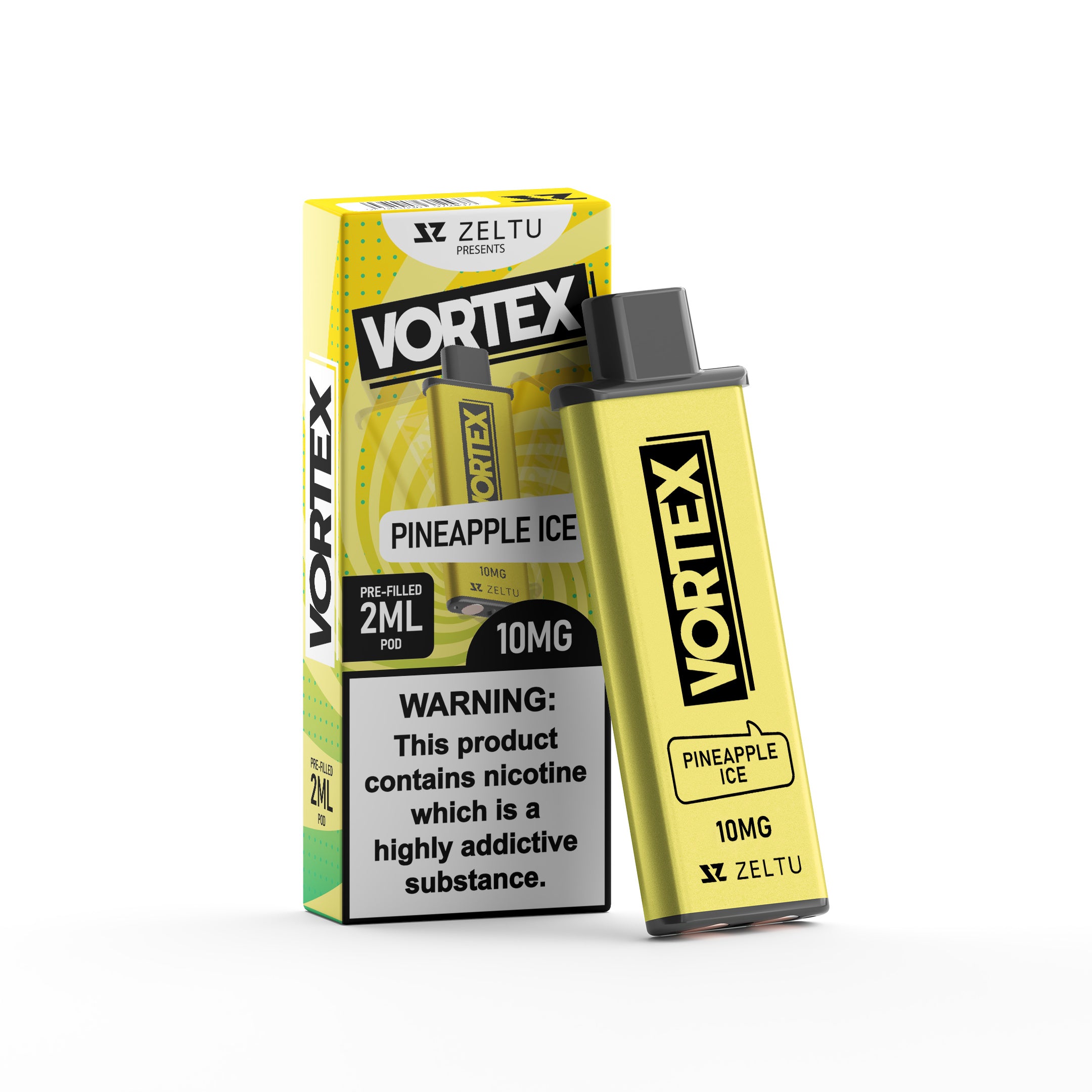 ZELTU X3 PREFILLED POD VORTEX PINEAPPLE ICE (5)