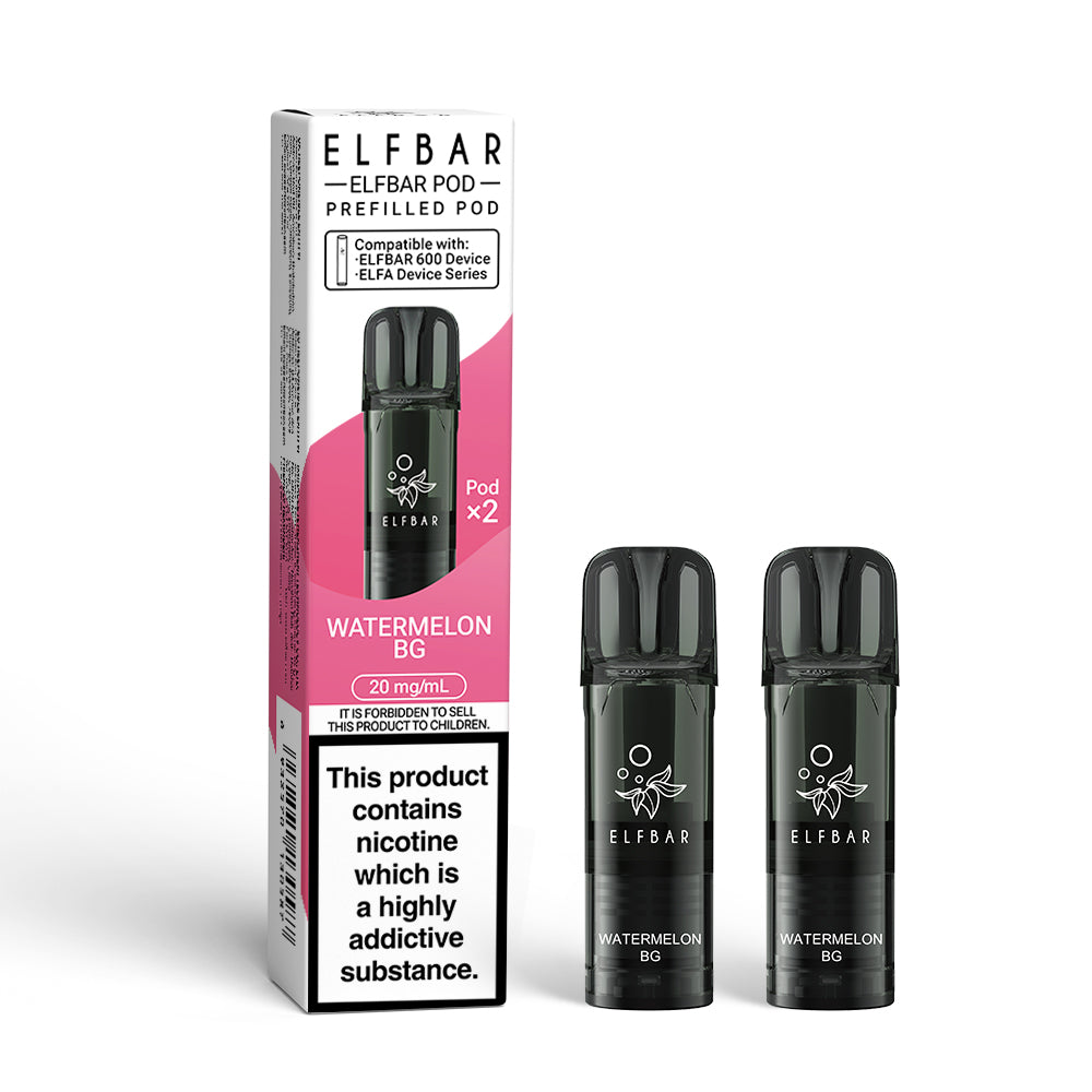 ELFBAR 600 2025 2PK PODS WATERMELON BUBBLEGUM (10)