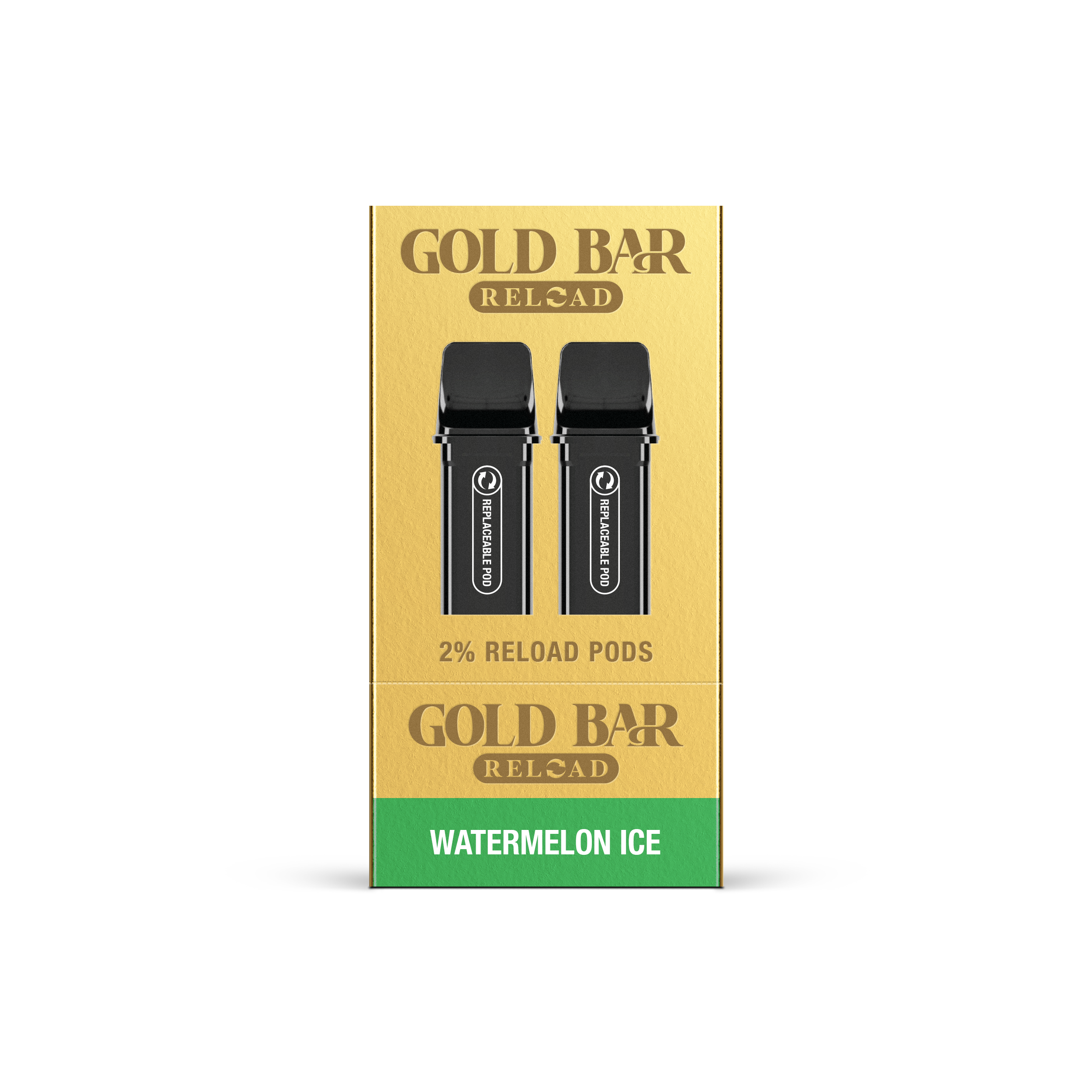 GOLD BAR RELOAD PODS 2PK WATERMELON ICE (10)